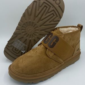 UGG NUEMEL CHESTNUT SUEDE SHEEPSKIN COMFORT CHUKKA